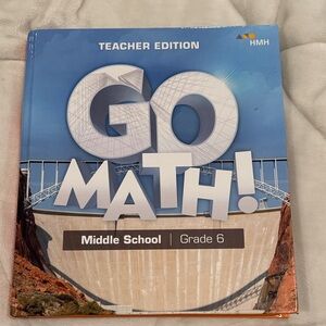 H&M Go Math! Teacher Edition Book - Blue and Orange